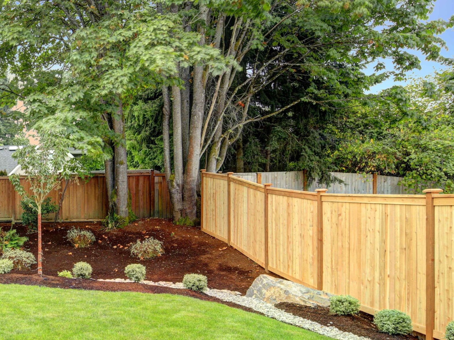Photo of a Southern New Hampshire wood fence