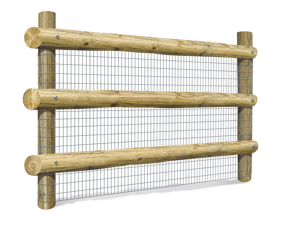 3-Rail Round Post and Rail Wire - Southern New Hampshire