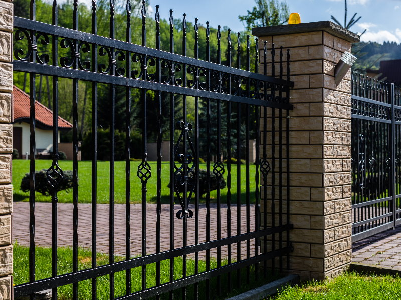 ornamental steel fence Bedford New Hampshire