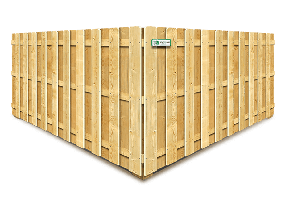 Marlborough NH Shadowbox style wood fence