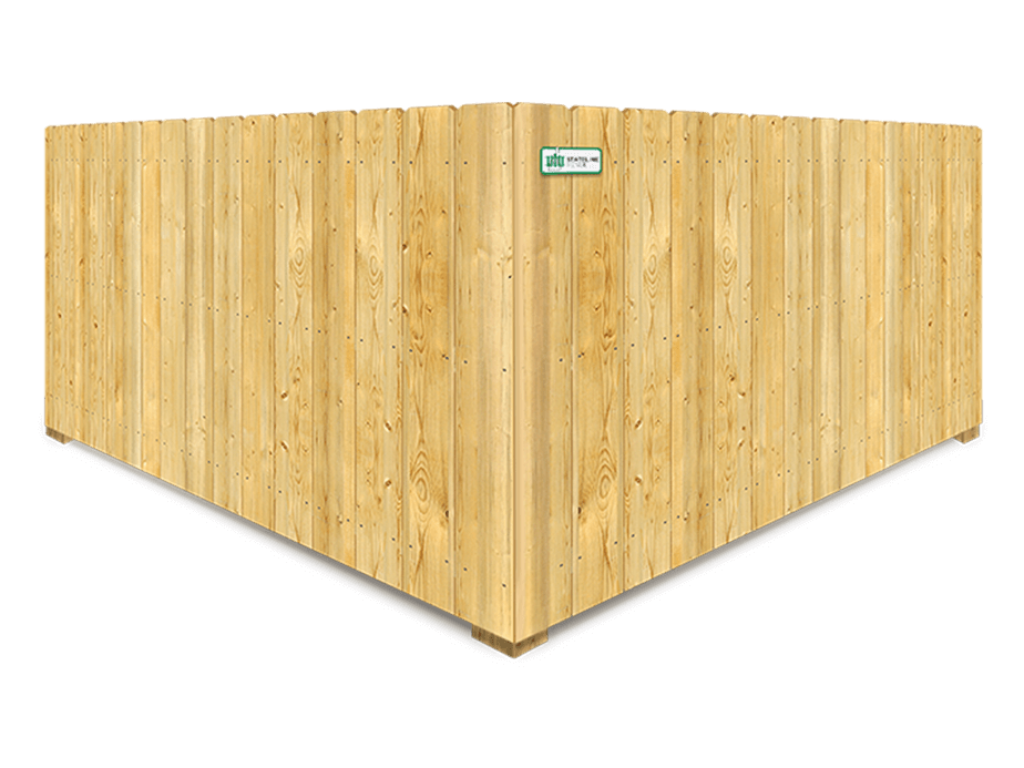 Marlborough NH stockade style wood fence