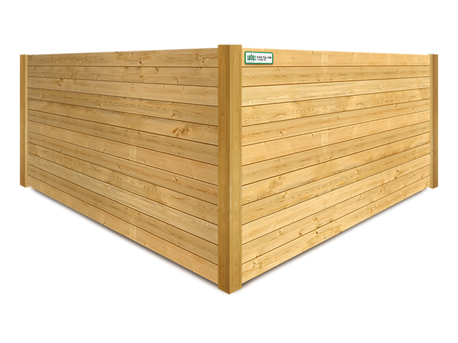 Swanzey NH horizontal style wood fence