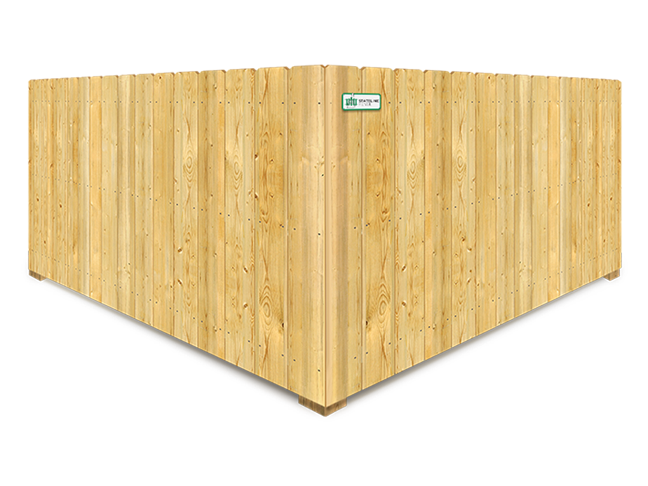 Troy NH stockade style wood fence