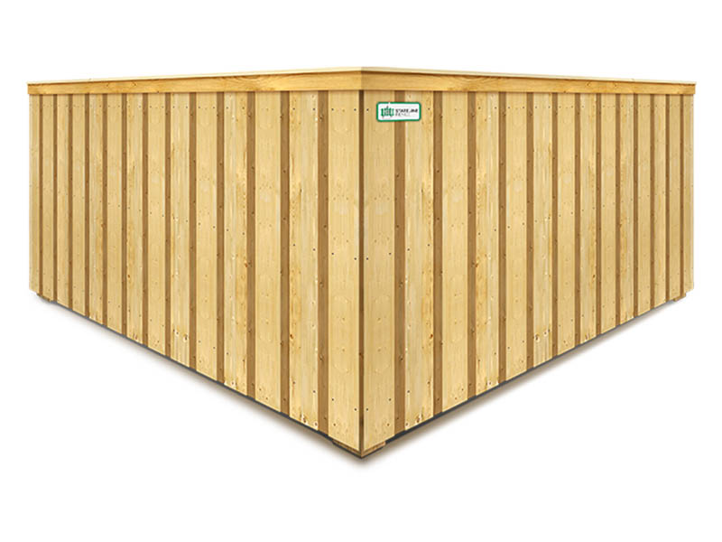 Wilton NH cap and trim style wood fence