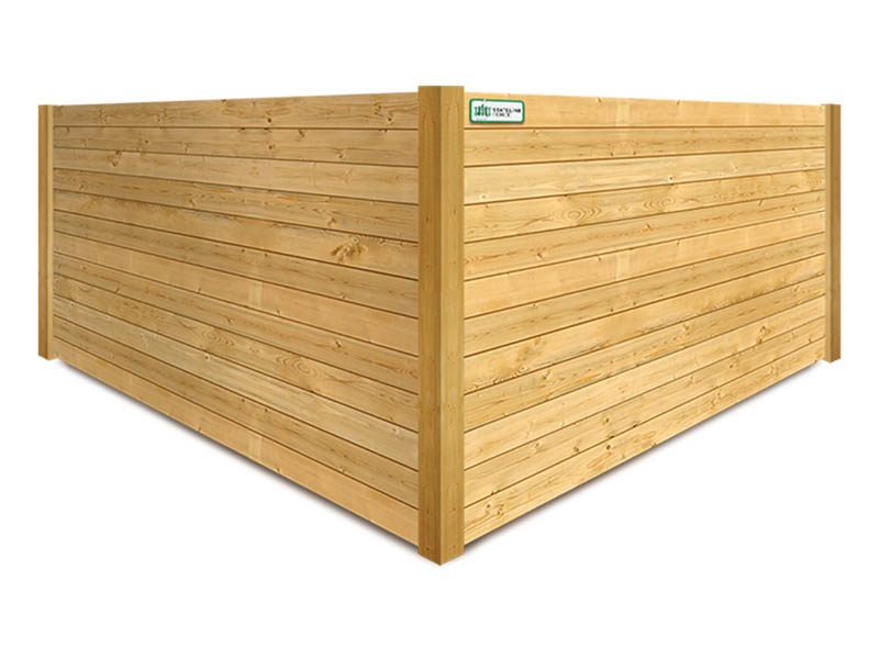 Wilton NH horizontal style wood fence