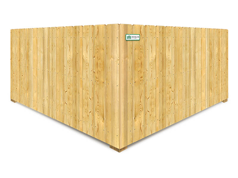Wilton NH stockade style wood fence